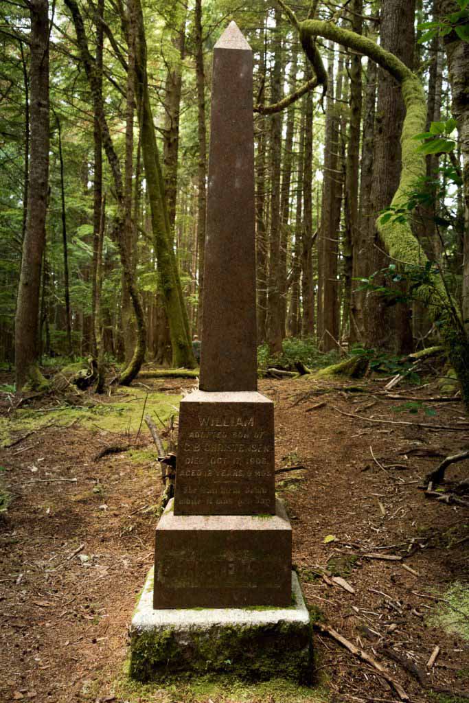 Christinasen Grave in Cape Scott Provincial Park and North Coast Trail