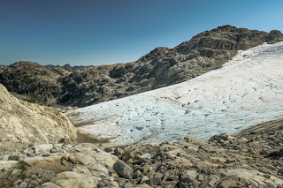 Looking north to the Big Interior Glacier