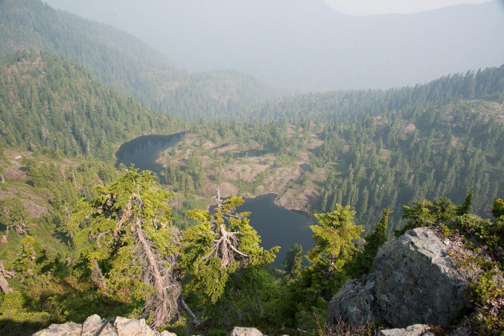 hiking to Mount Grey on Vancouver Island