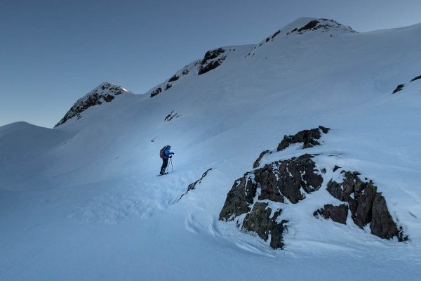 Rick on the slopes of Adder Mountain