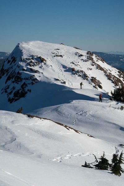 The summit ridge on Adder Mountain