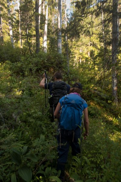 Hiking and Mountaineering to Conuma Peak in the Tlupana Range