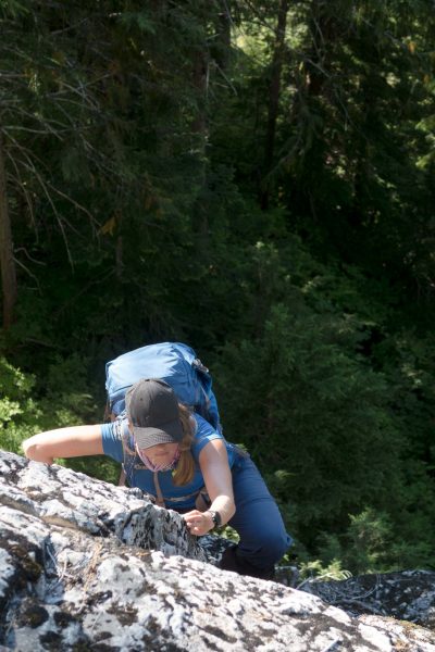 Hiking and Mountaineering to Conuma Peak in the Tlupana Range