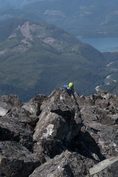 Hiking and Mountaineering to Conuma Peak in the Tlupana Range